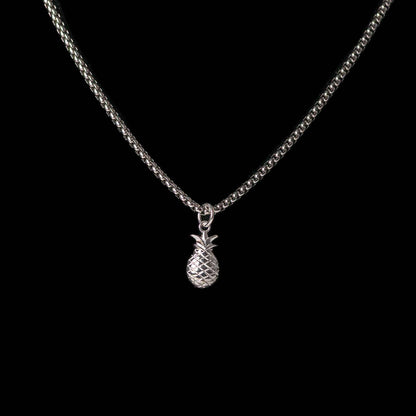 Ananas Chain, Pendant 925 Sterling Silber 