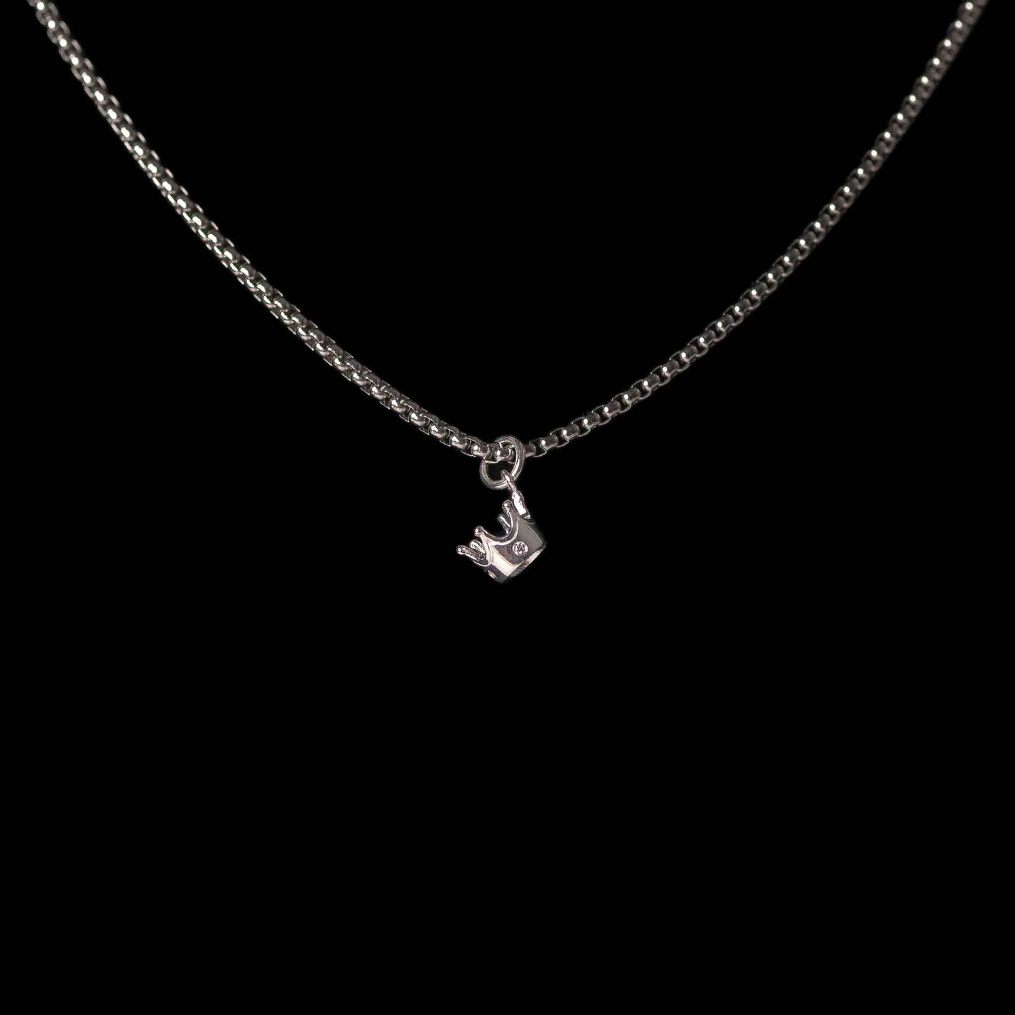 Crown Pendant in 925 Sterling Silber