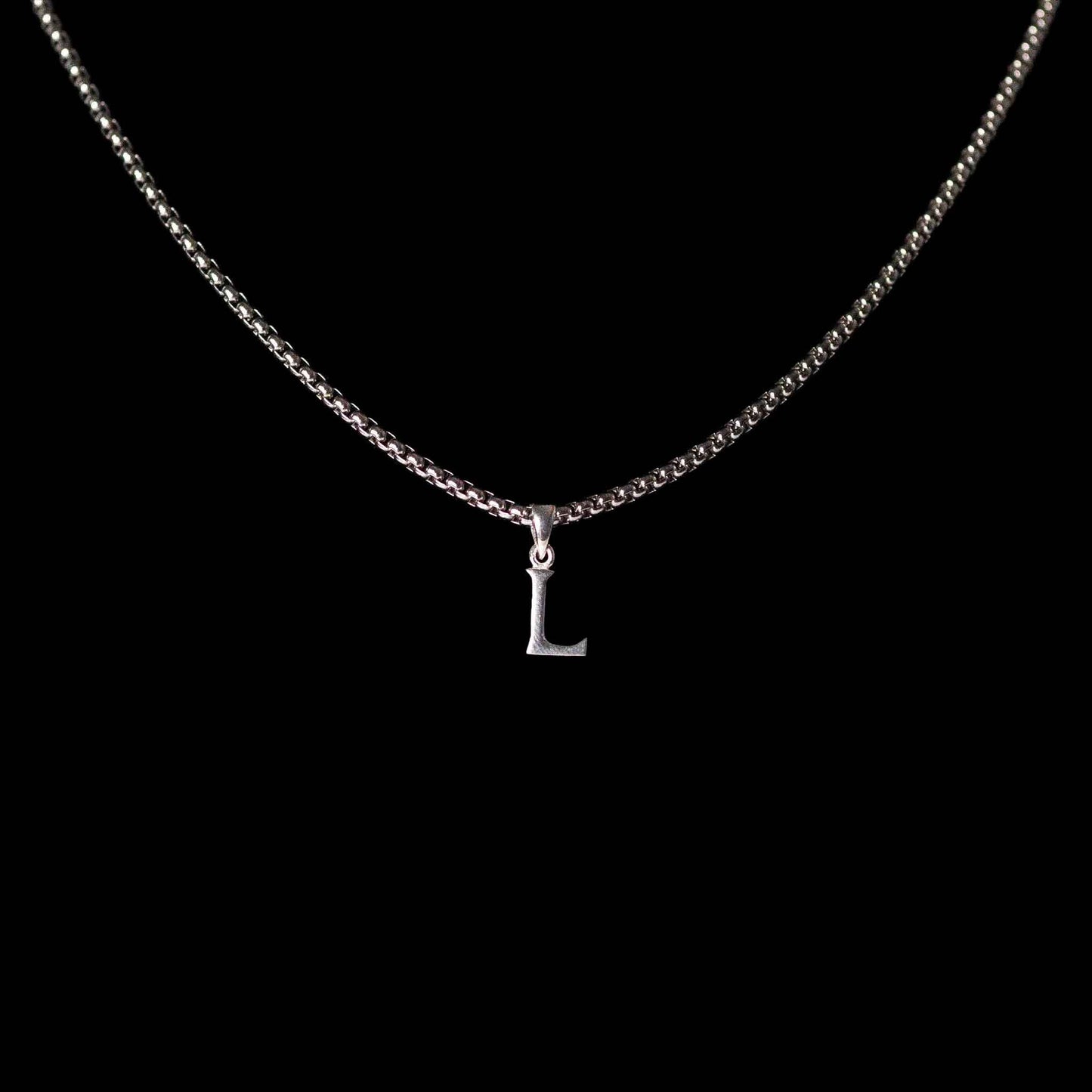 925 Sterling Silber Pendant, Buchstabe L 